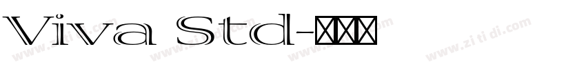 Viva Std字体转换